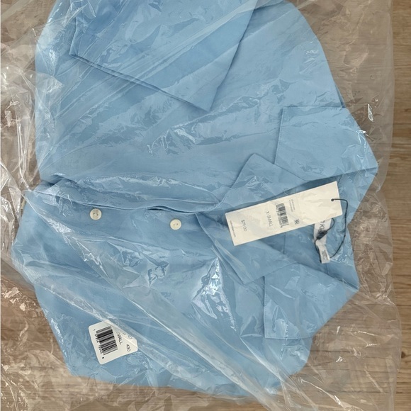 Linen Blend Camp Button-Down Shirt from Calvin Klein - NWT - Picture 4 of 4